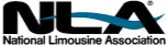 NLA logo with black letters and a blue wave, 