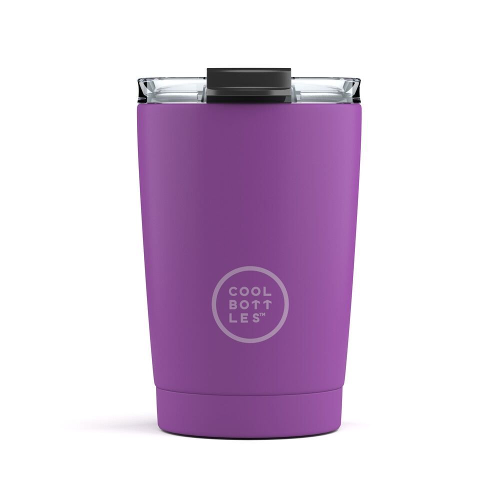 Copo térmico roxo da Cool Bottles