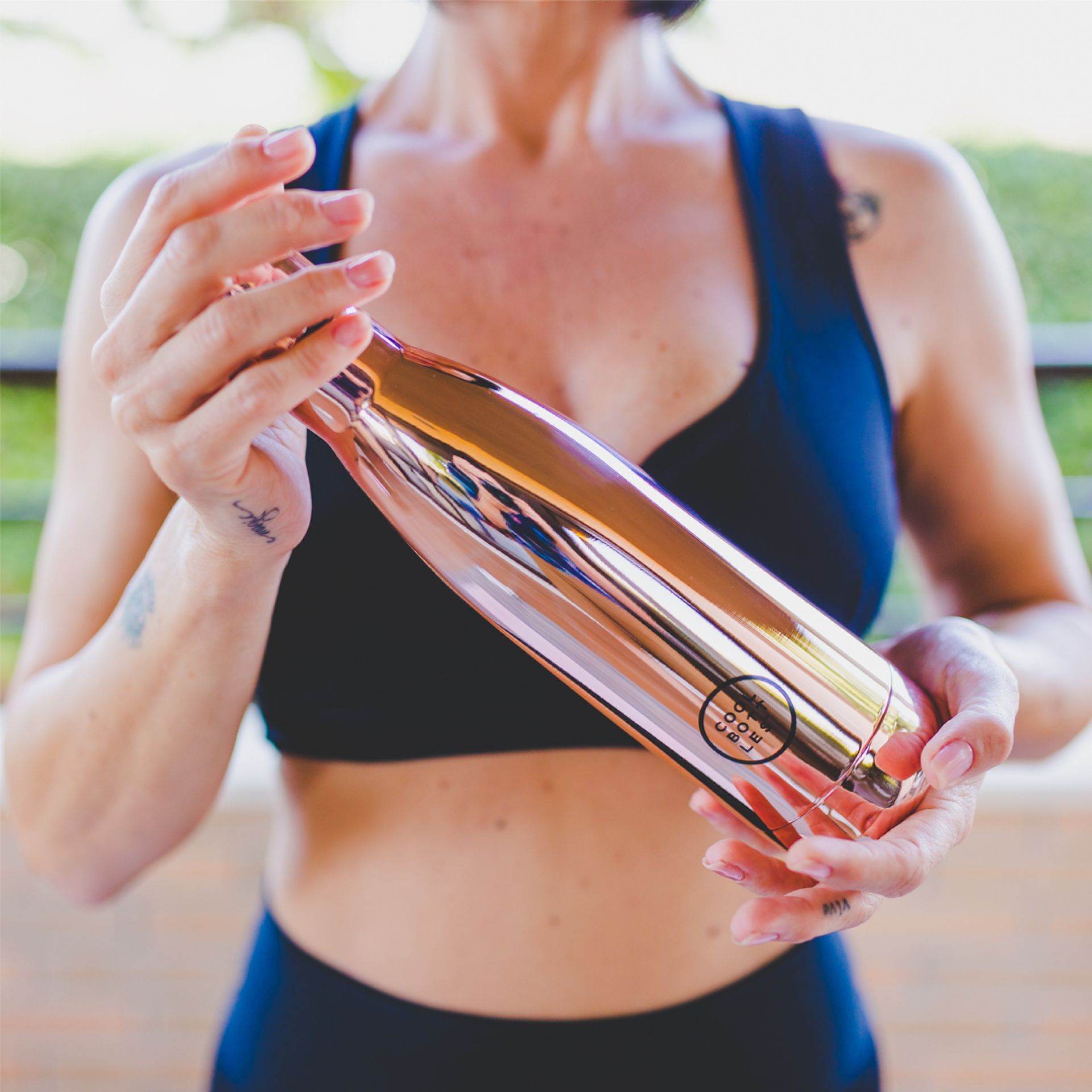 Garrafa térmica para ginásio da Cool Bottles