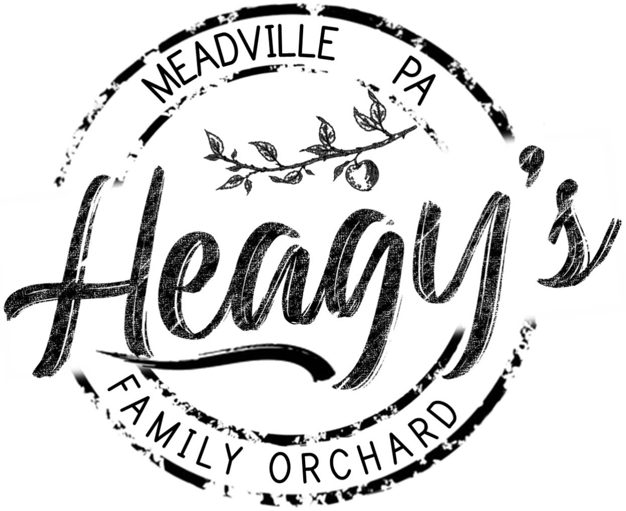 Heagy's Family Orchard logo: Text 