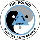 Machado Method Jiu-Jitsu logo: Two figures in white gis grappling inside a green and gold circle, with text.