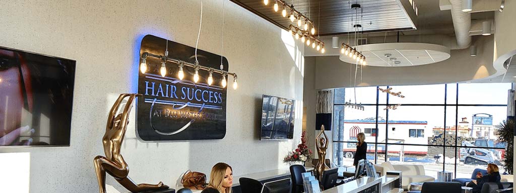 Skin Care — Hair Success Reception Area in South Fargo, ND
