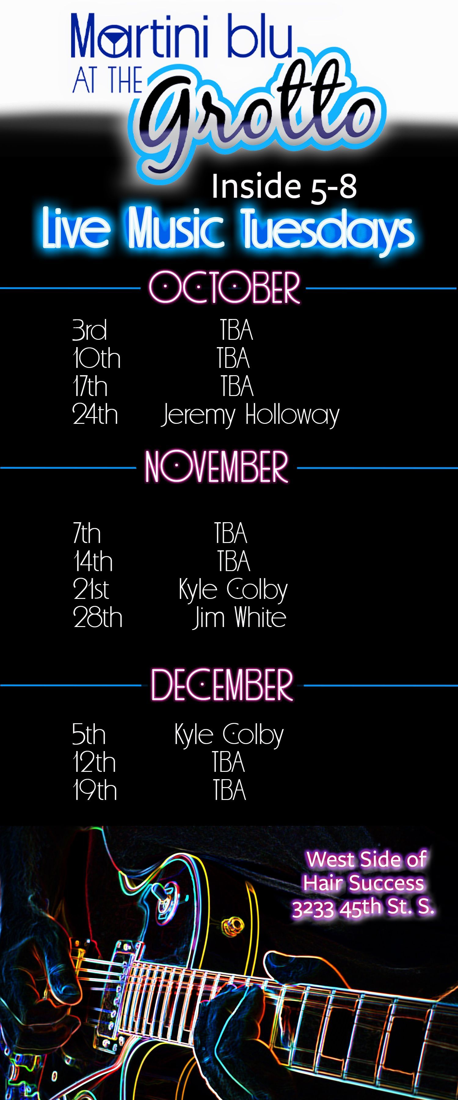 Martini BLU at The Grotto