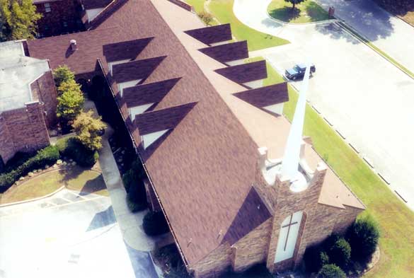 Top View of Brown Roof — Decatur, AL — Guaranty Roofing
