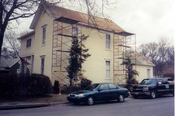 Side View of Ongoing of Roof Construction — Decatur, AL — Guaranty Roofing