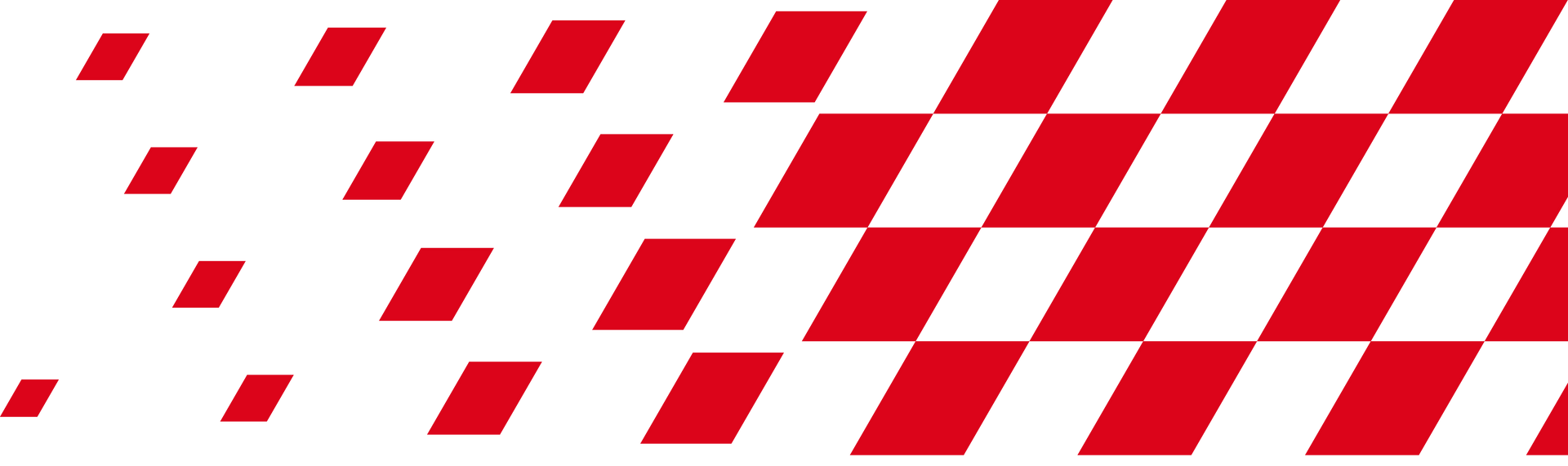 Red and white checkered pattern fading to white.