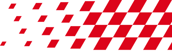 Red and white checkered pattern fading to white.