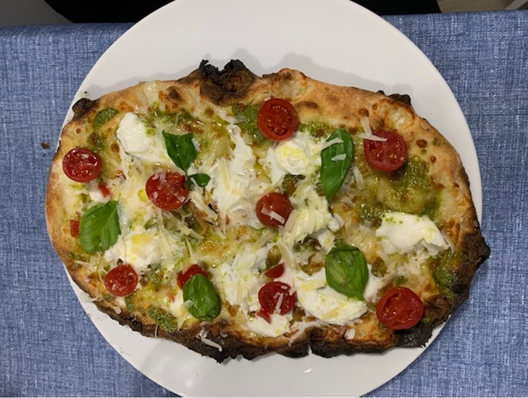 Pinsa con pomodorini