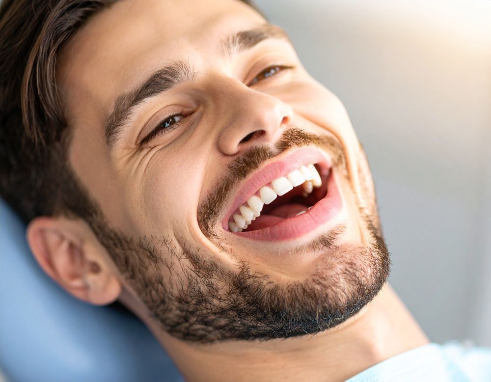 Confident Patient after Dental Makeover in Meridian, ID