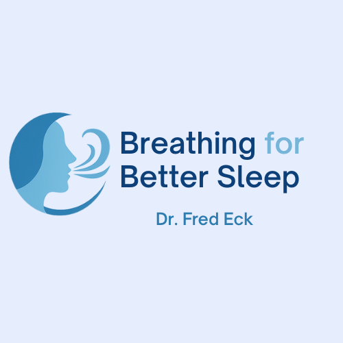Logo: Blue profile exhaling, with text 