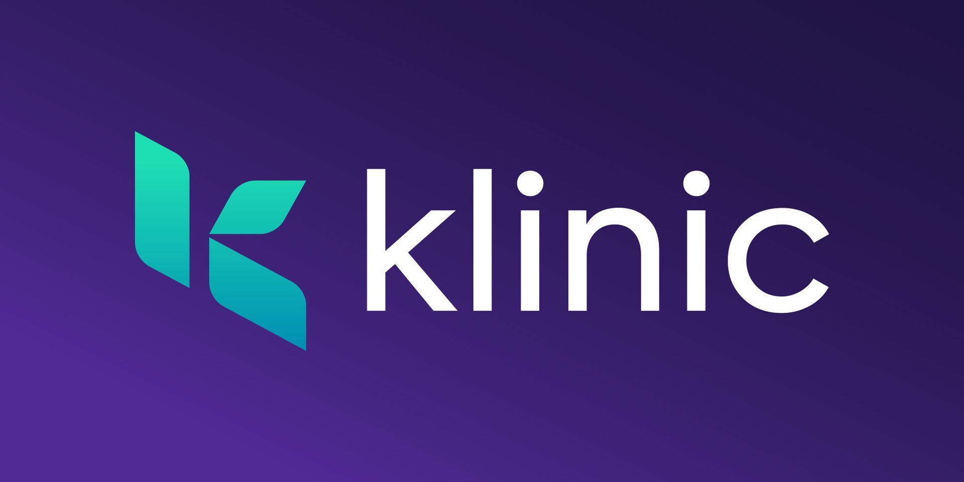 Klinic logo: a stylized 
