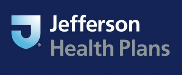 Logo for Jefferson Health Plans: shield with 