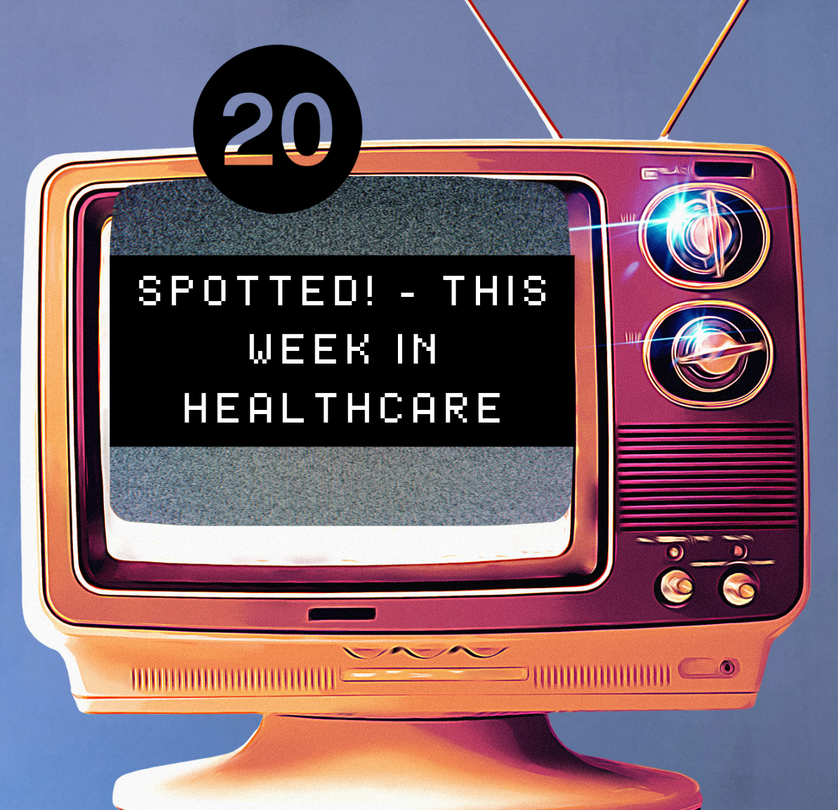 Retro TV screen displays 