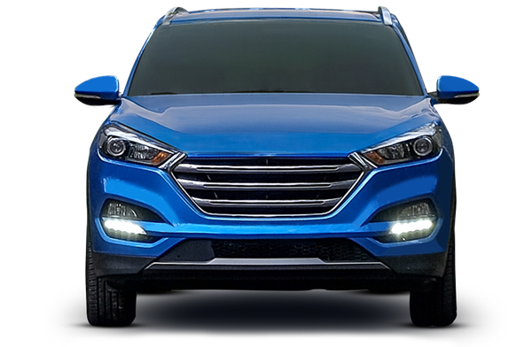 Blue Hyundai SUV Front View | Oceanside Motorsports Inc.