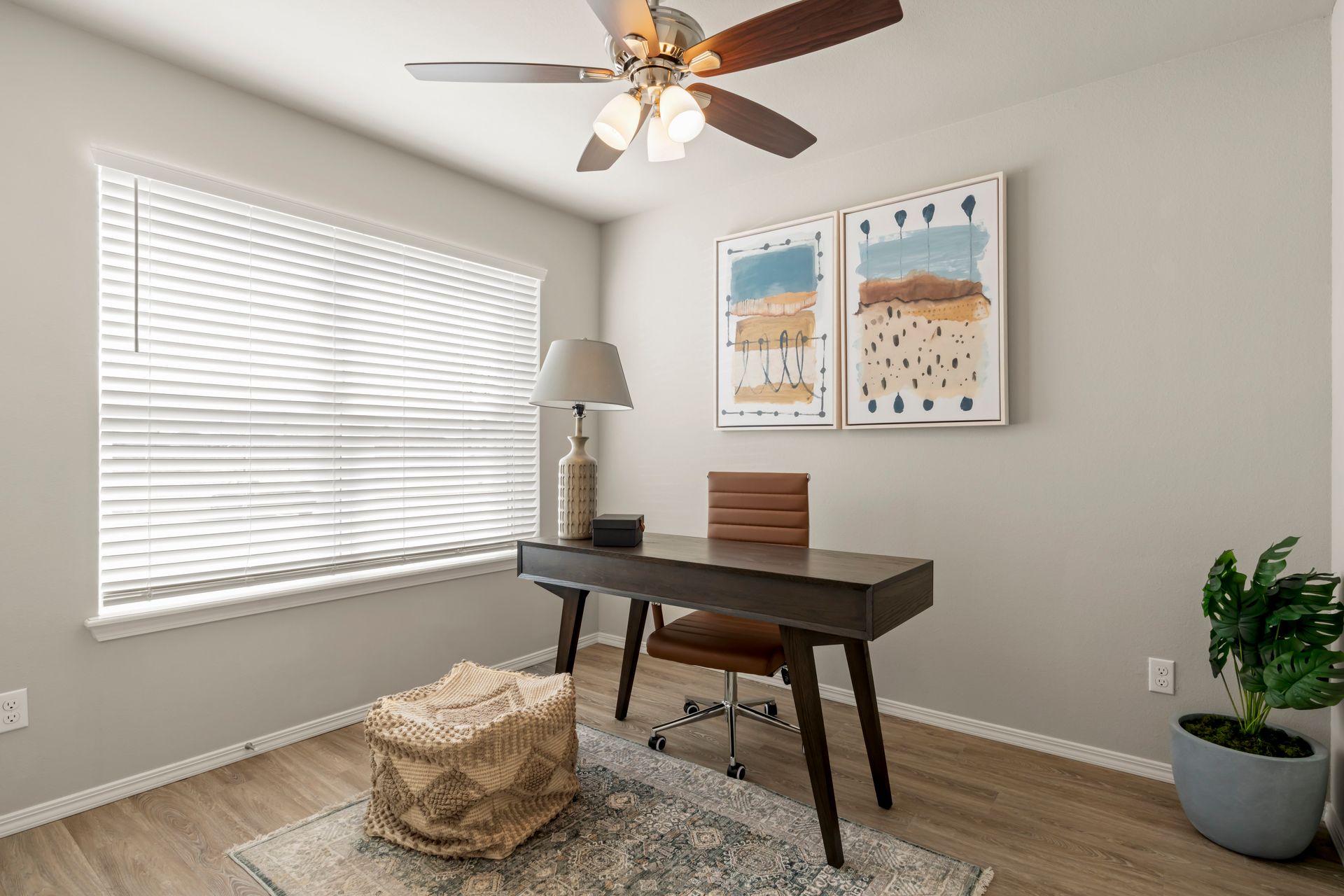 The Reserve at Springdale- office with celling fan
