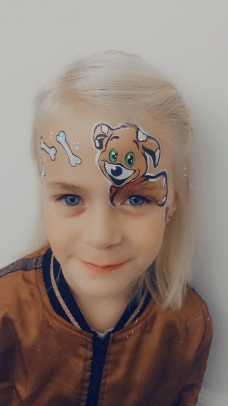 Kindervermaak schminken door Vanja Glitter & Schmink voor feest en evenement in Emmen, Assen, Groningen, Hoogeveen, Drenthe en Groningen