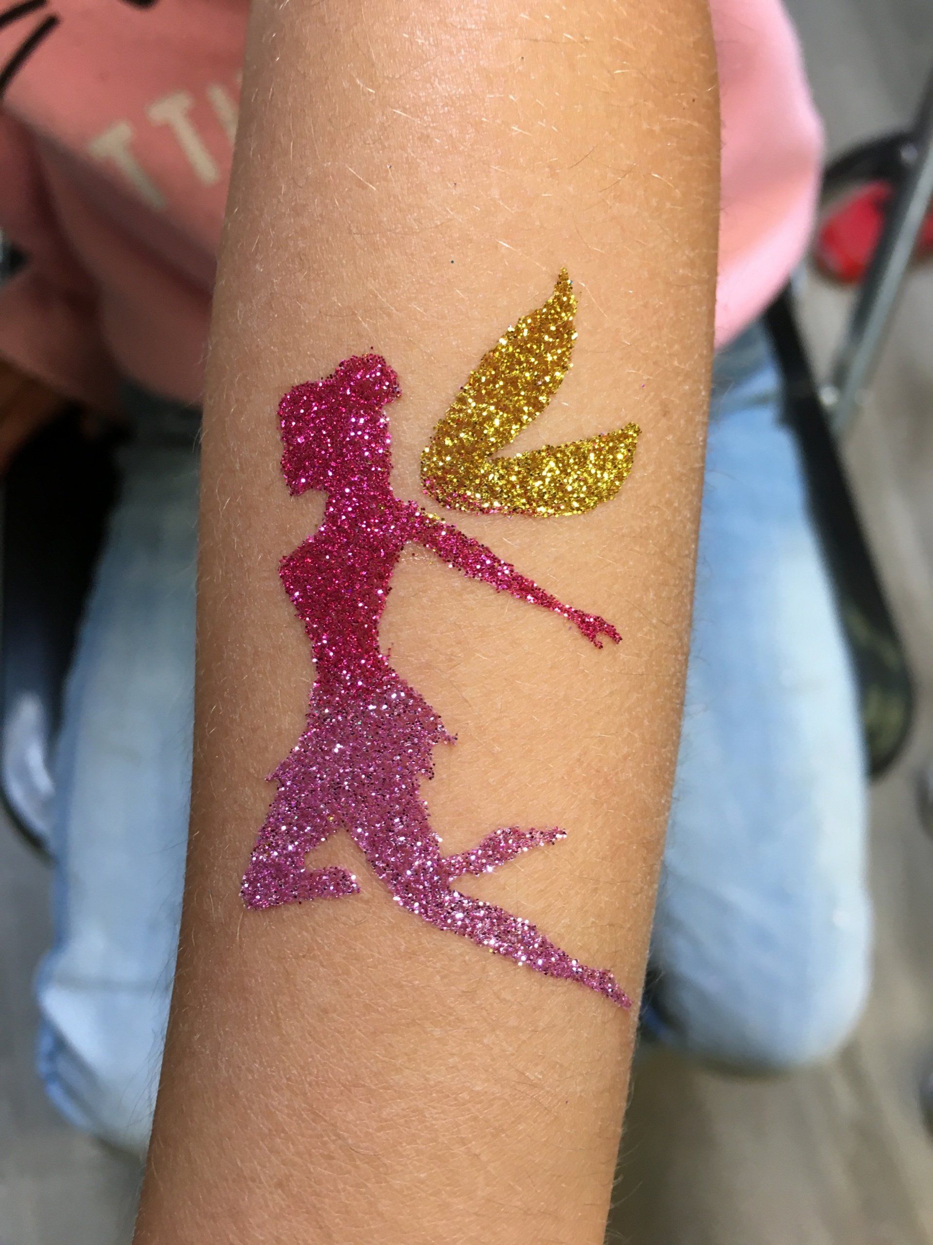 Kindervermaak glittertattoos voor feest en evenement Vanja Glitter & Schmink