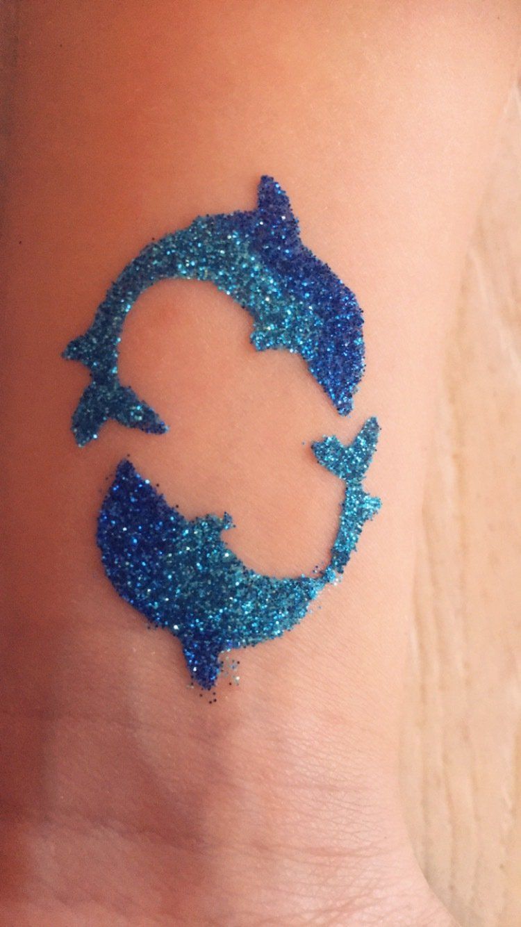 Kindervermaak glittertattoos voor feest en evenement Vanja Glitter & Schmink