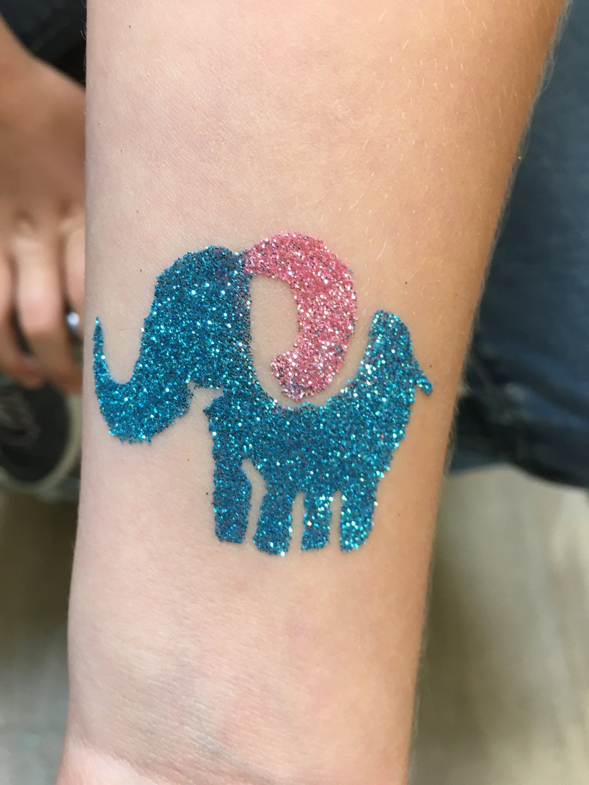 Kindervermaak glittertattoos voor feest en evenement Vanja Glitter & Schmink