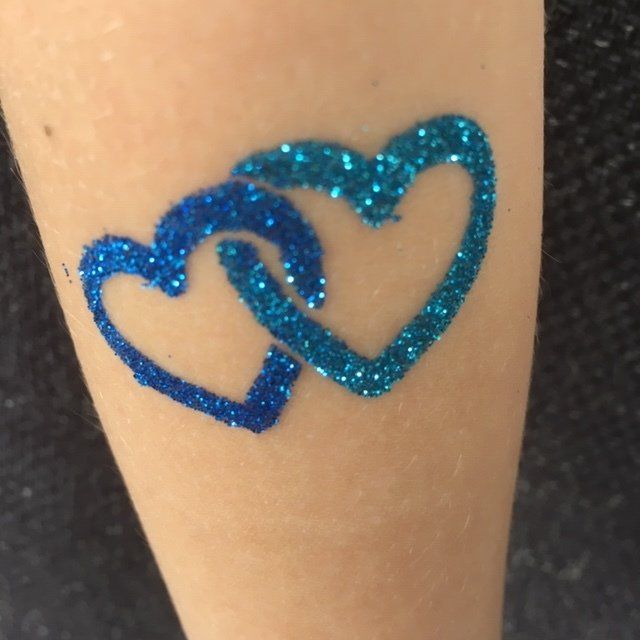 Kindervermaak glittertattoos voor feest en evenement Vanja Glitter & Schmink