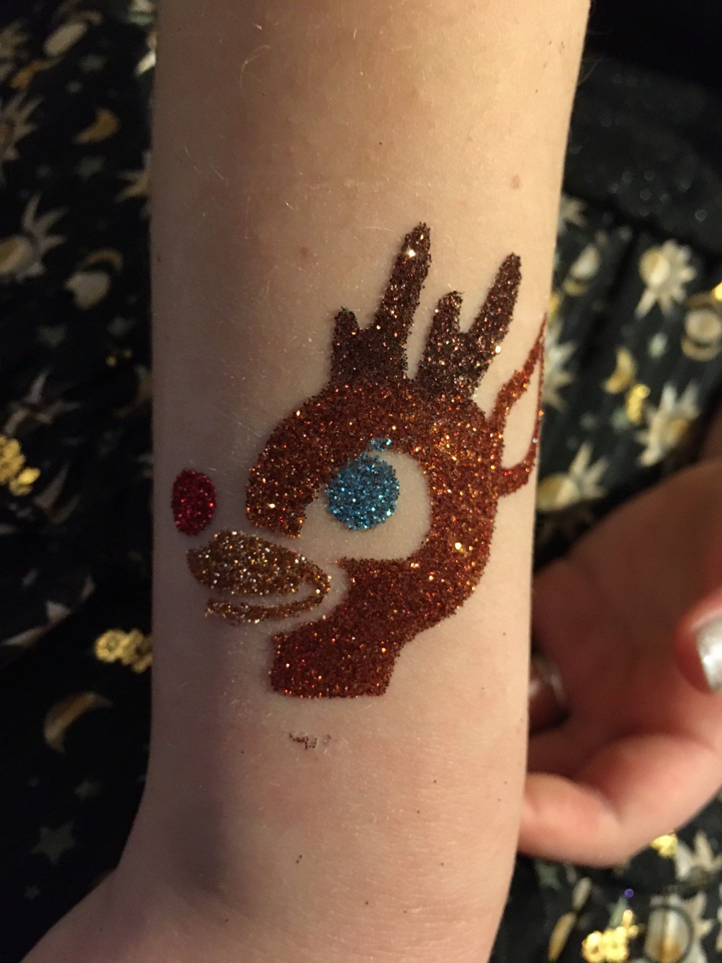 Kindervermaak glittertattoos voor feest en evenement Vanja Glitter & Schmink
