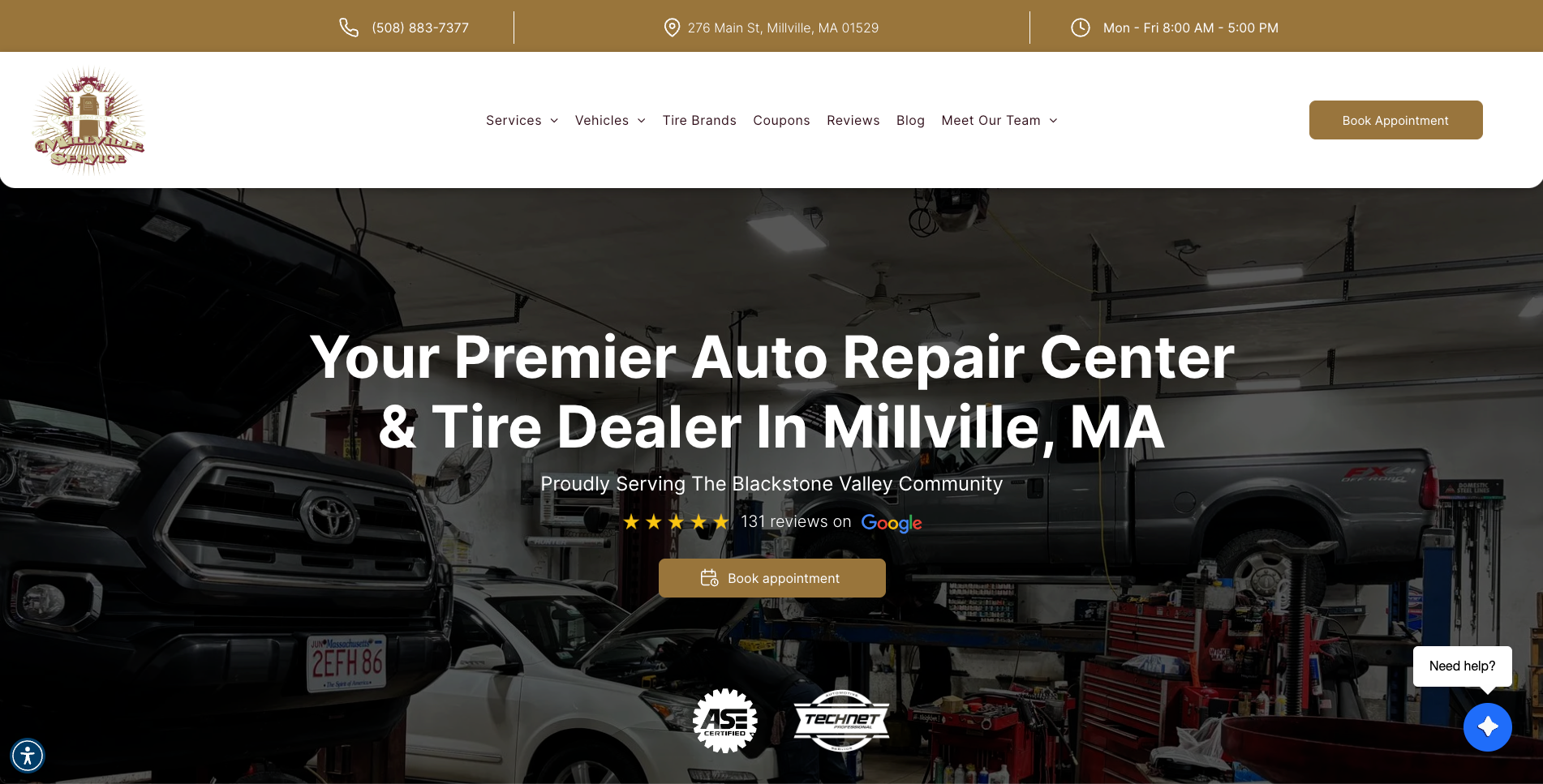 Trusted Auto Repair in Millville, MA Millville Service