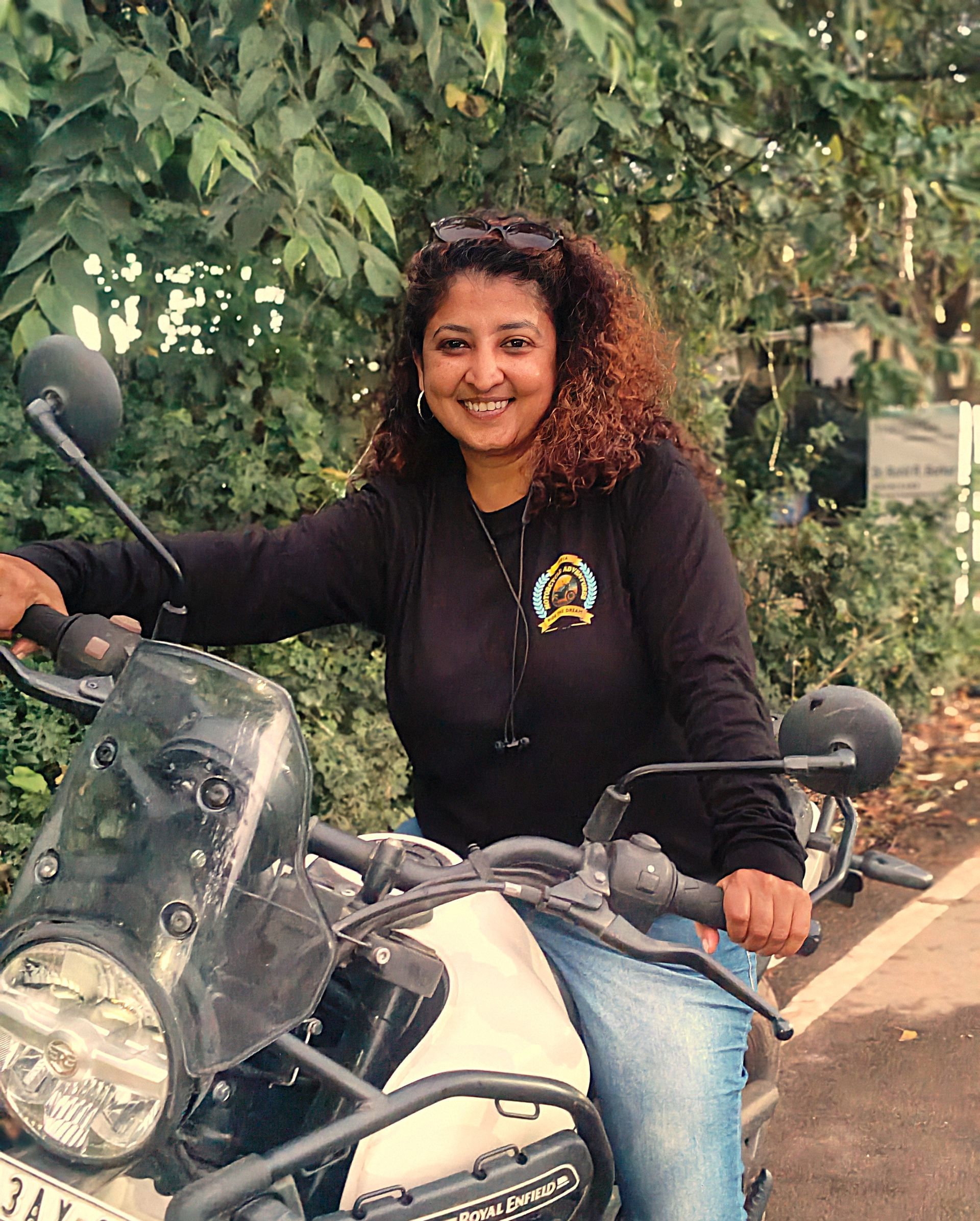 Sabeera cofounder and partner at motorcycle adventures india