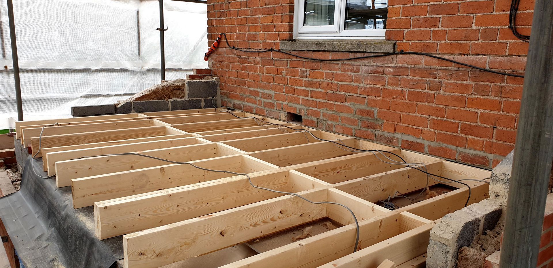 Installing new floor joists