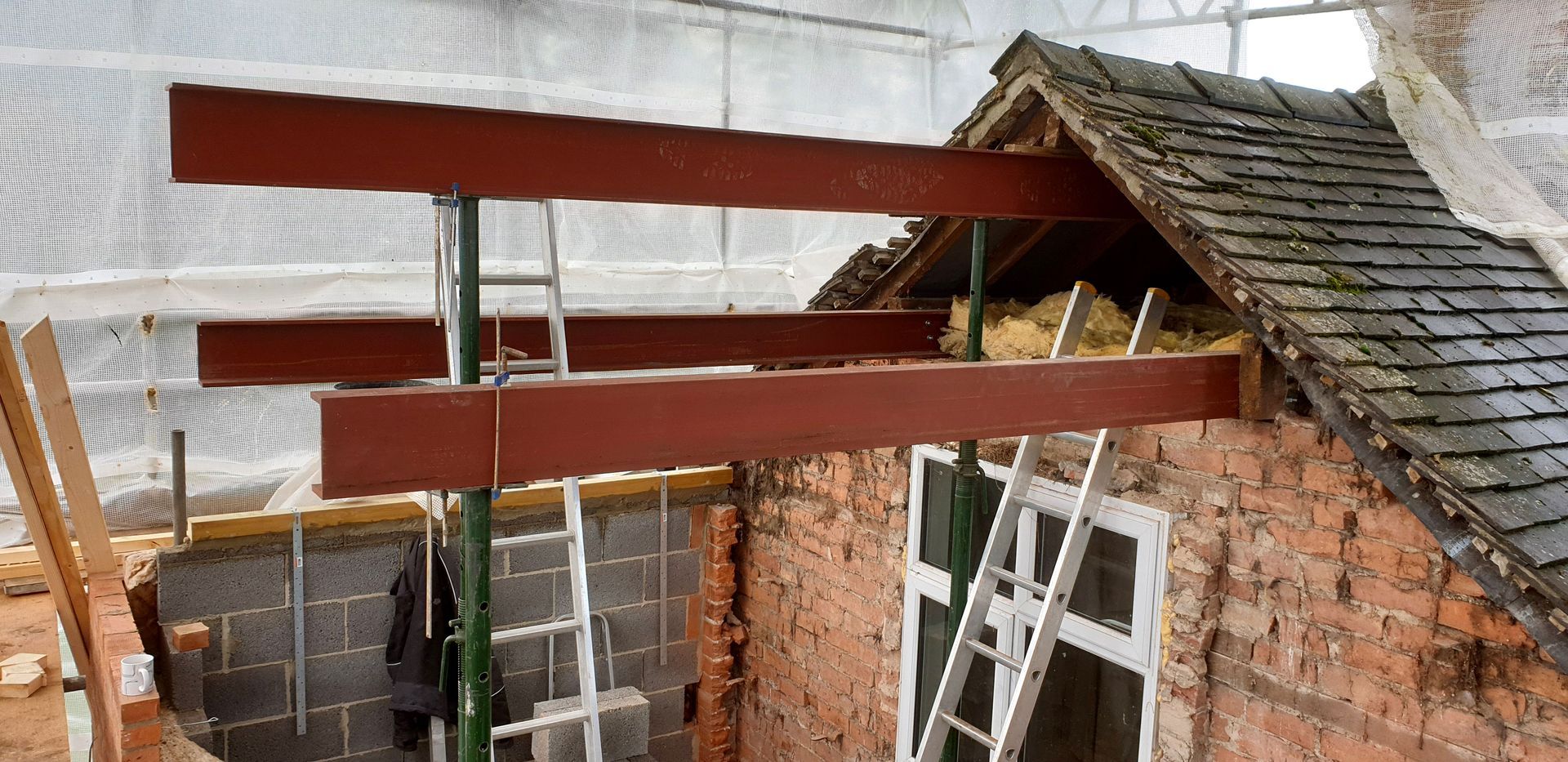 Installing structural steels