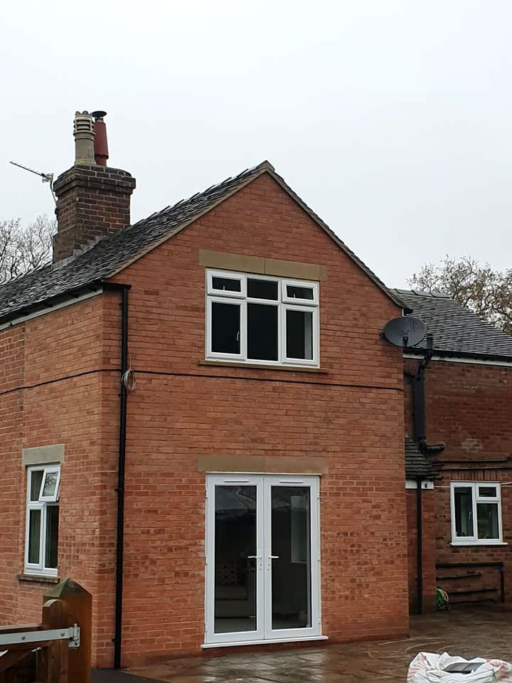 Completed second storey extension