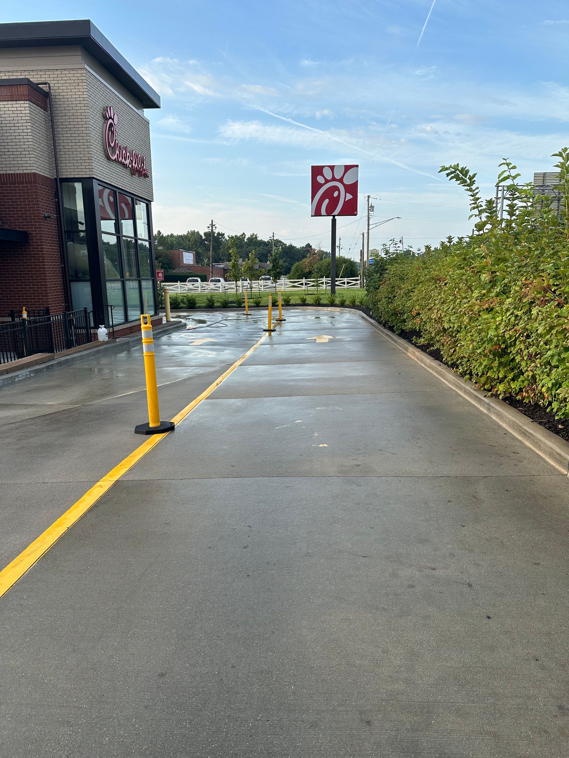 Commercial Building Power Washing