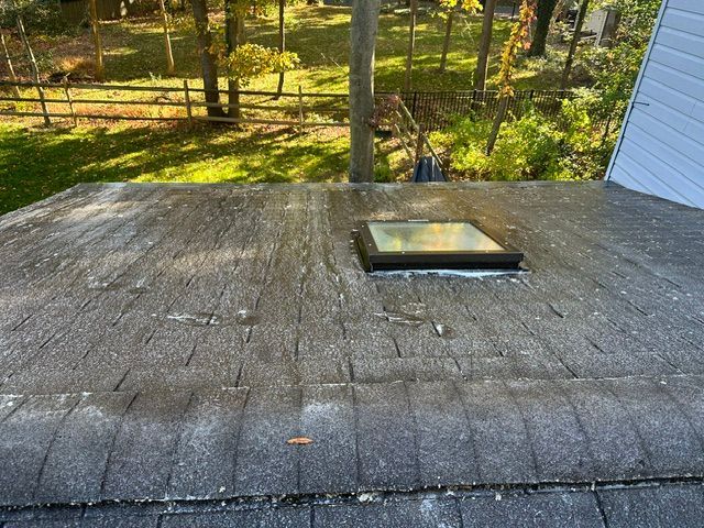 Cleaning House Metal Roof With High Pressure Washer