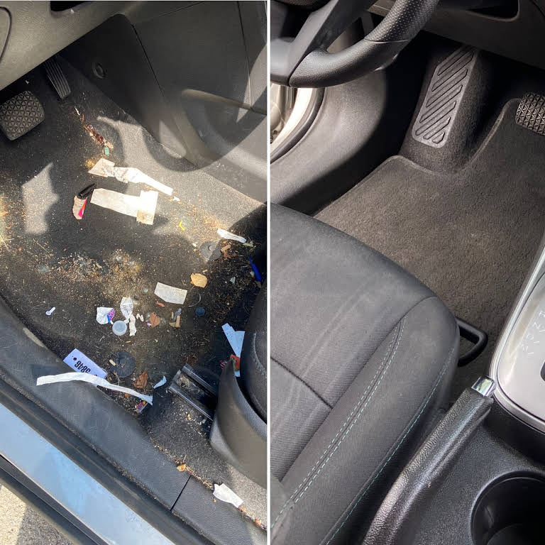 interior car detail nashua