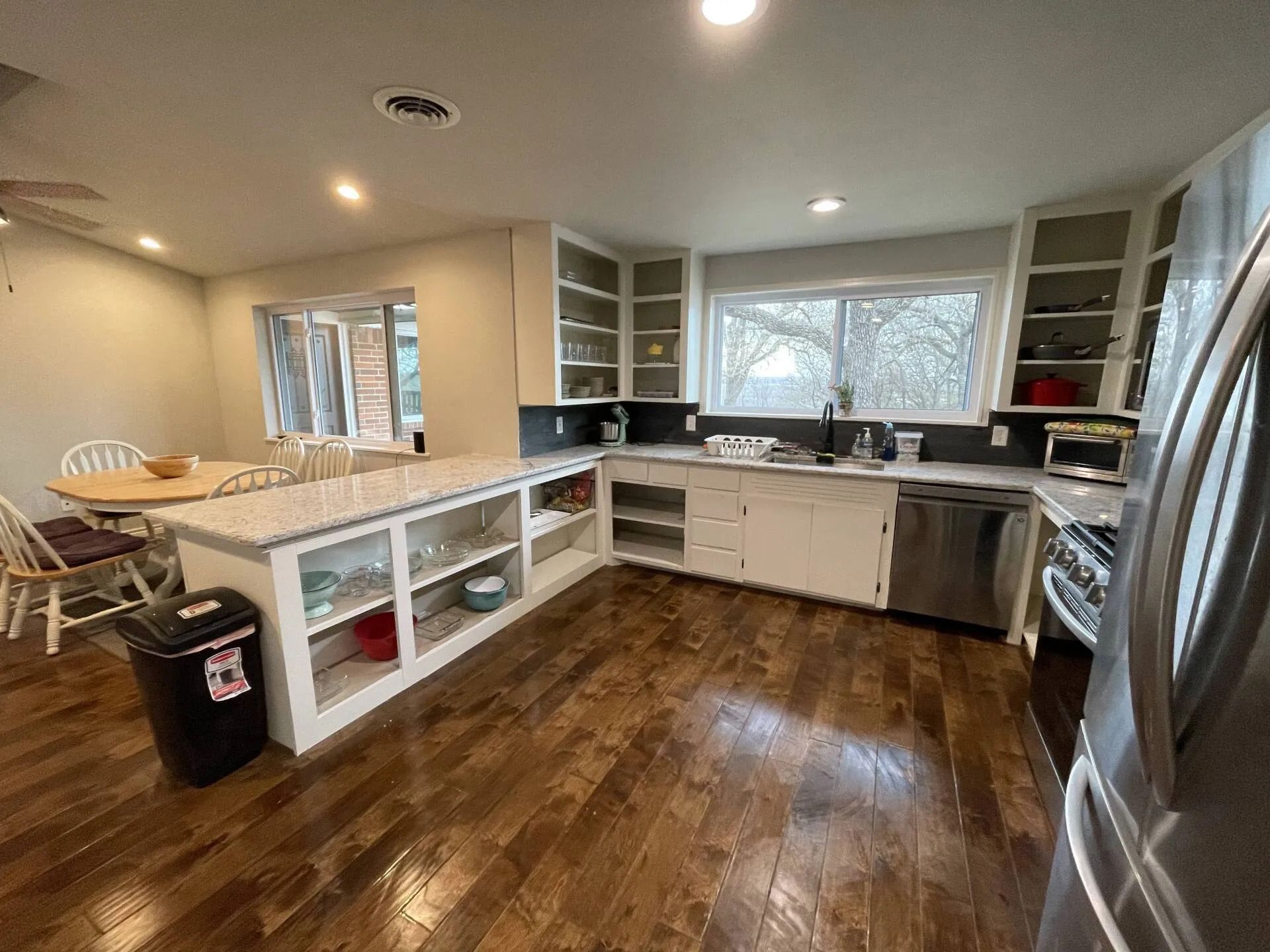 open concept kitchen