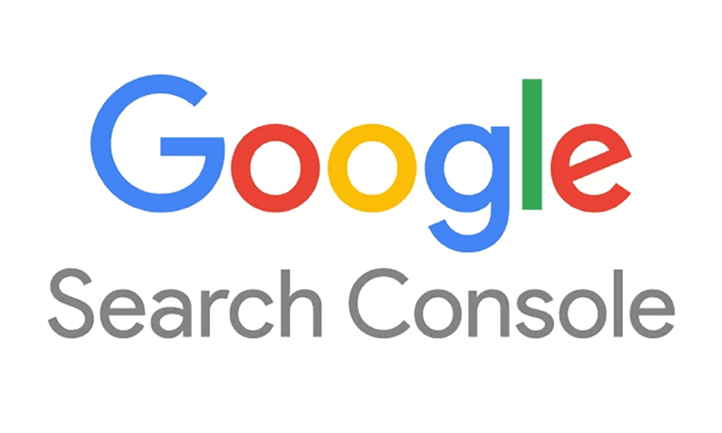 Google Search Console logo with blue, red, yellow, and green 