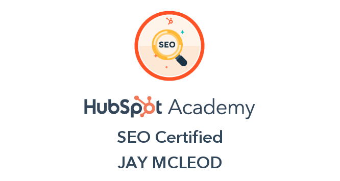 Jay McLeod - SEO Certified