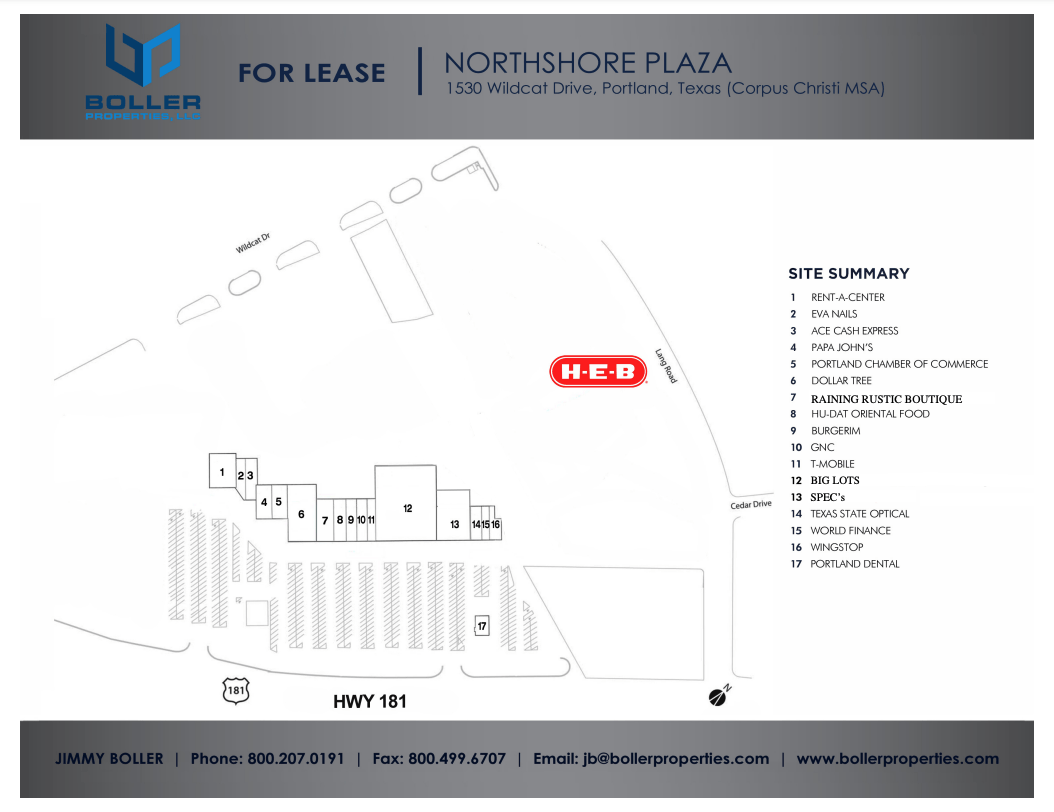 Northshore Plaza Site Plan