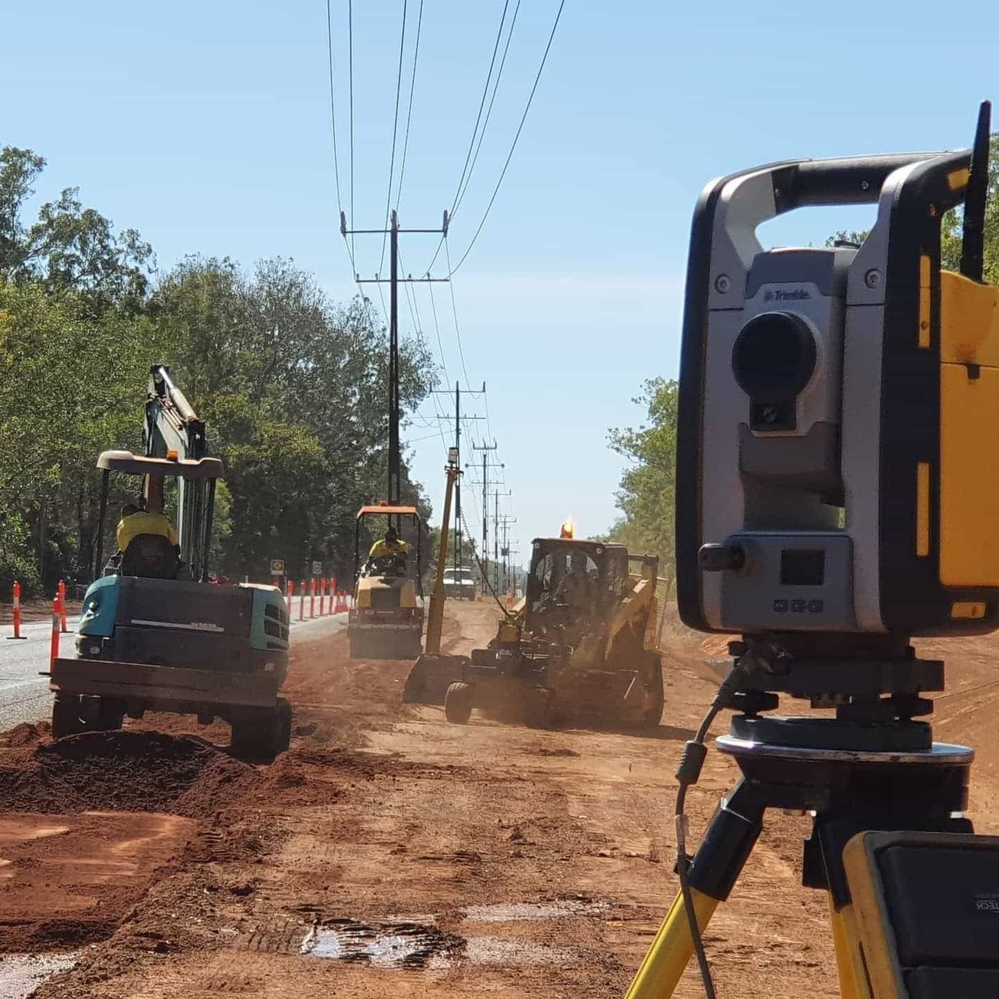 A Yellow and Black Device With the Letter T on It — Diggamen Civil Contracting in Tivendale, NT