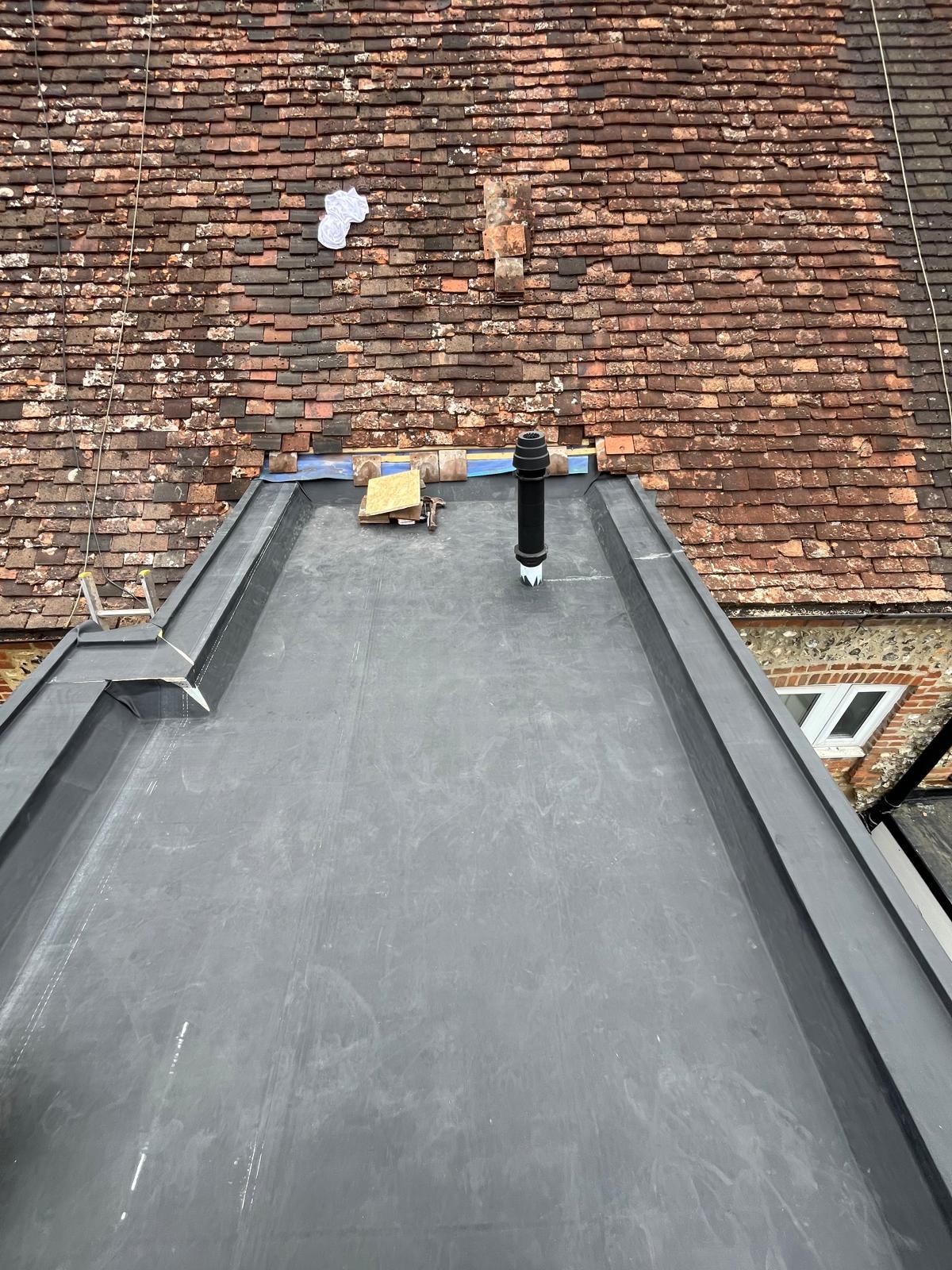 Flat roof project done by roofer in High Wycombe