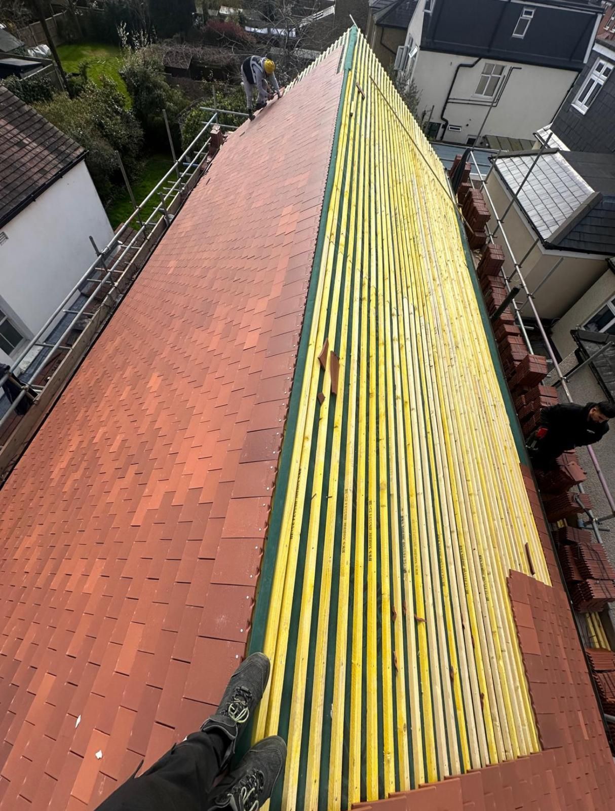 Roof replacement in progress done by roofer in High Wycombe | Fix All Roofing