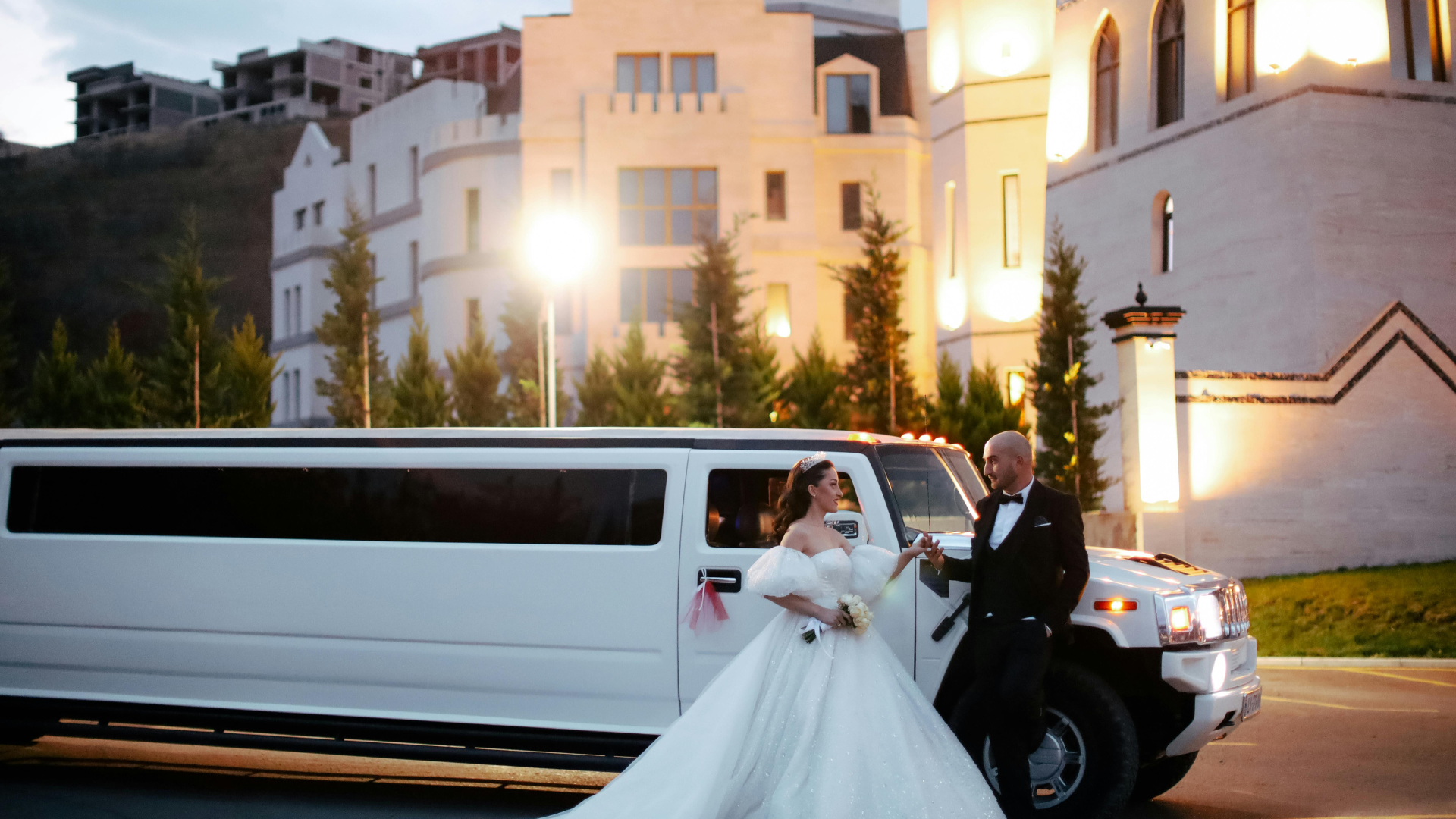 Wedding limousine