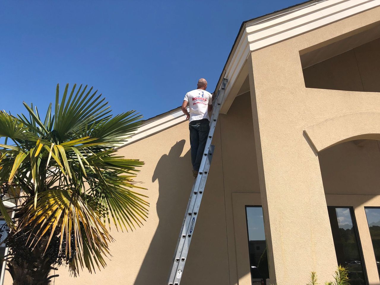 Painting the Wall of The House — Shreveport, LA — Commercial & Industrial Services LLC