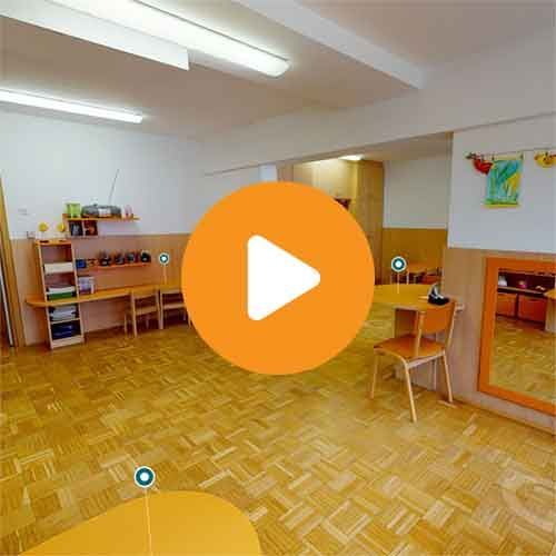 virtualni sprehod Vrtec Galjevica enota Pot k ribniku