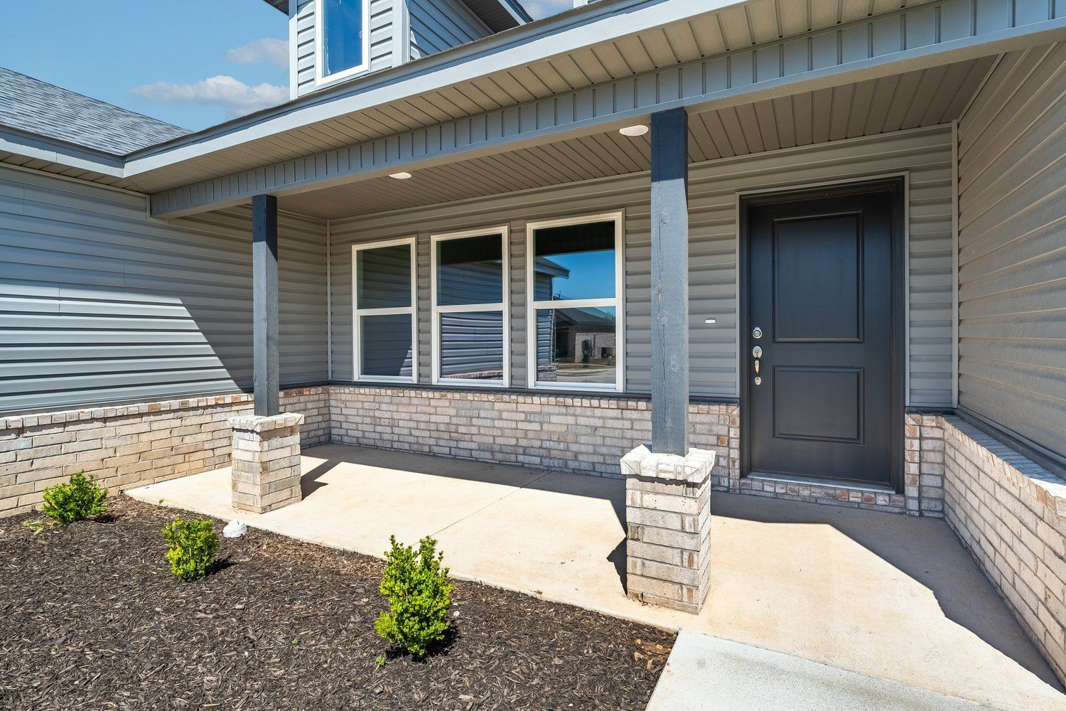 New House Front Yard Entrance New Vision Real Estate NWA Arkansas