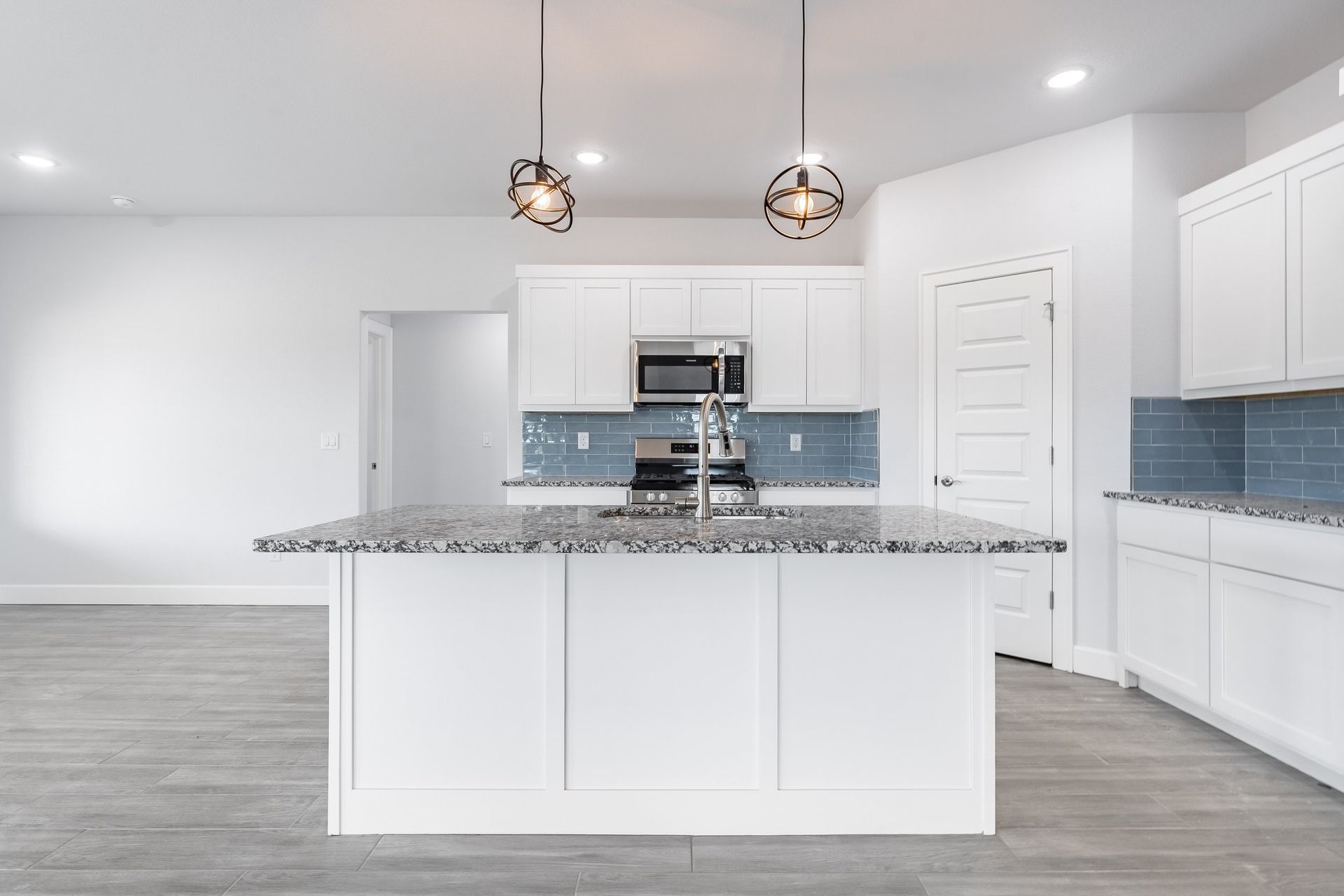 Kitchen Sink Countertop Lighting House Home New Vision Real Estate NWA Arkansas