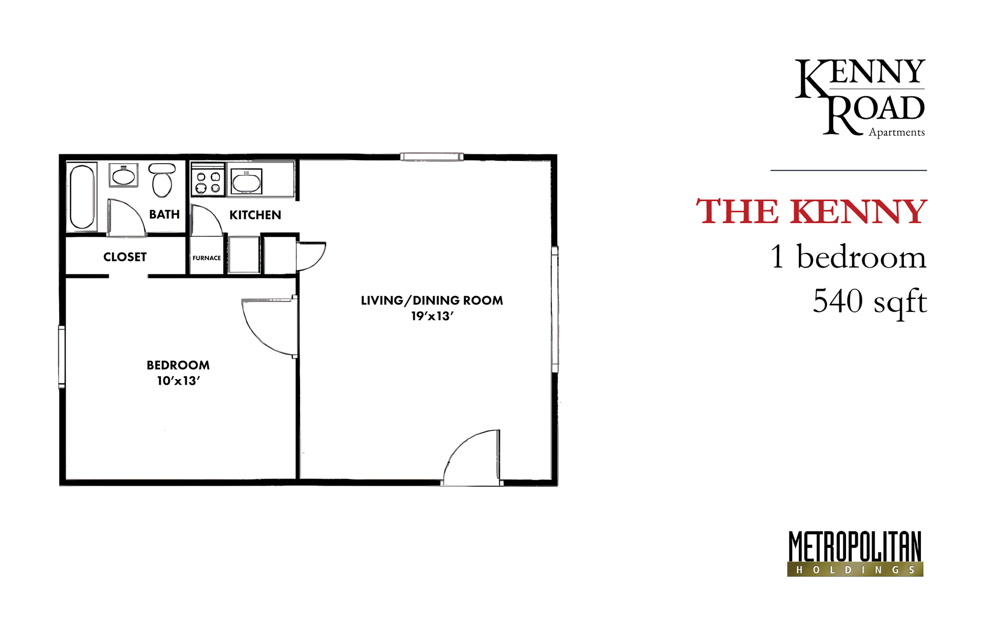 Kenny Road Apartments OneBedroom Apartments