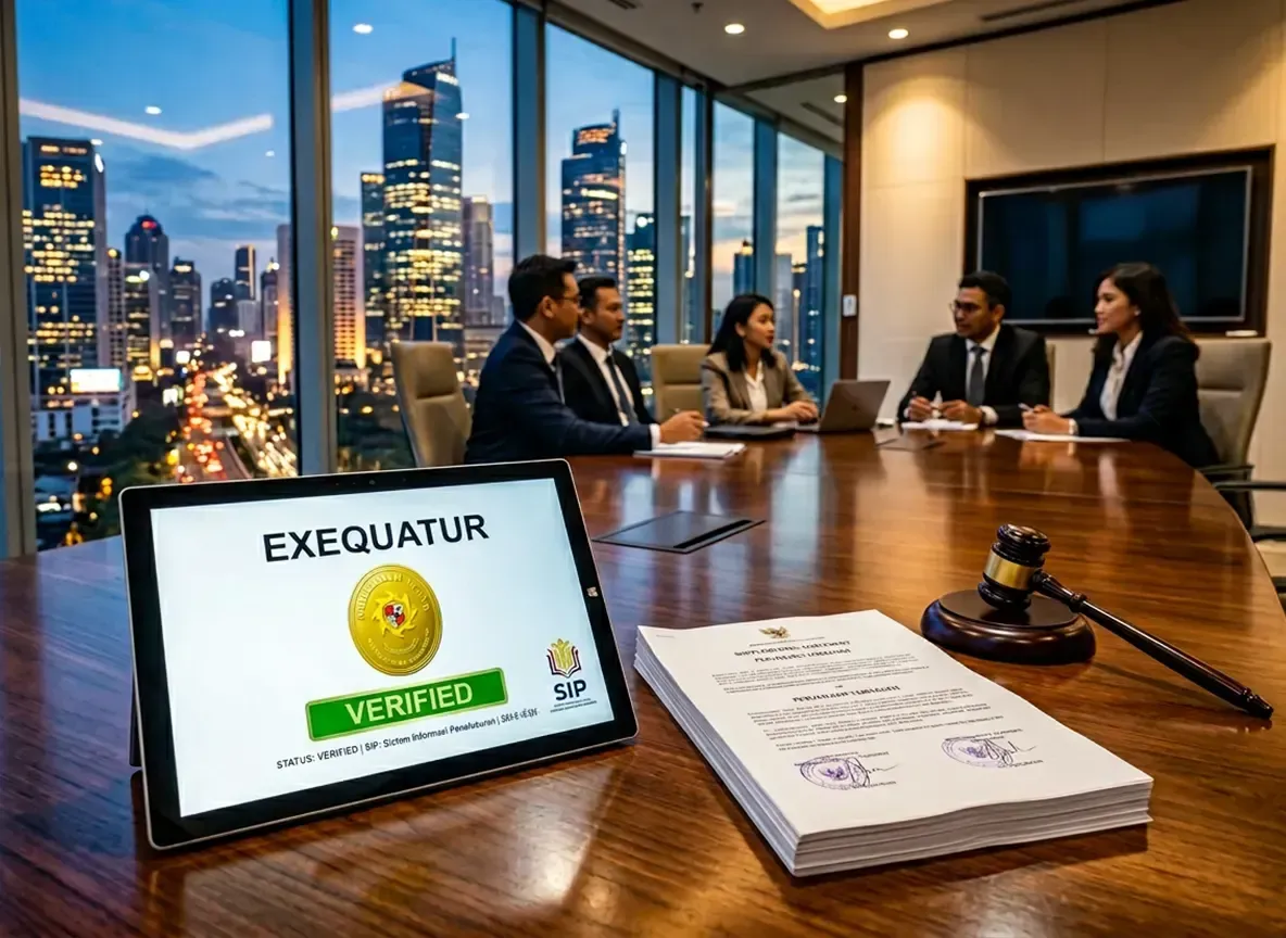 Enforcing Contracts in Indonesia