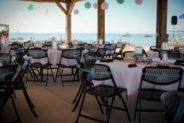 Decorated for large event at Dock's Beach House, Port Clinton, Ohio