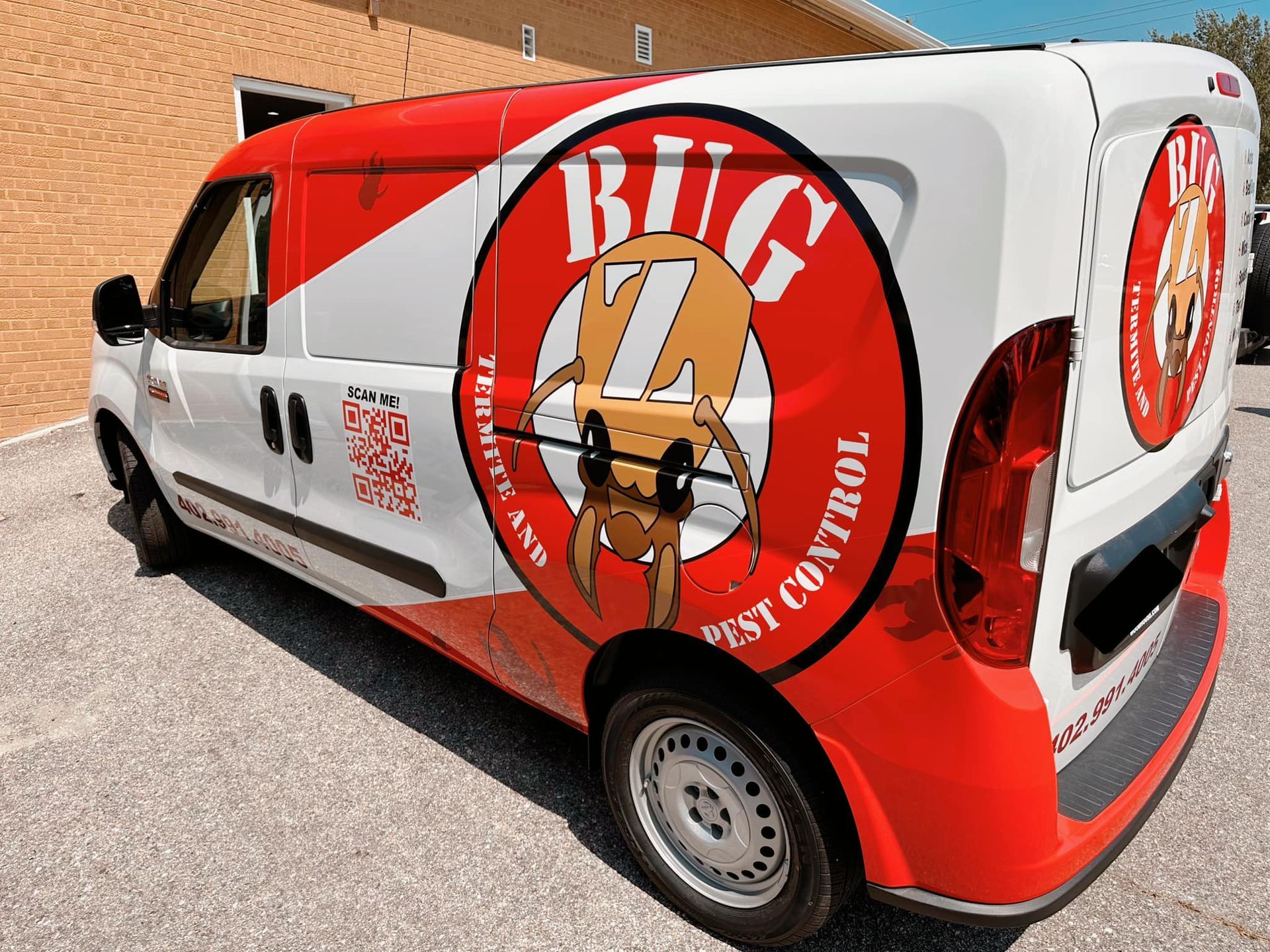 Bug-Z Termite & Pest Control vehicle