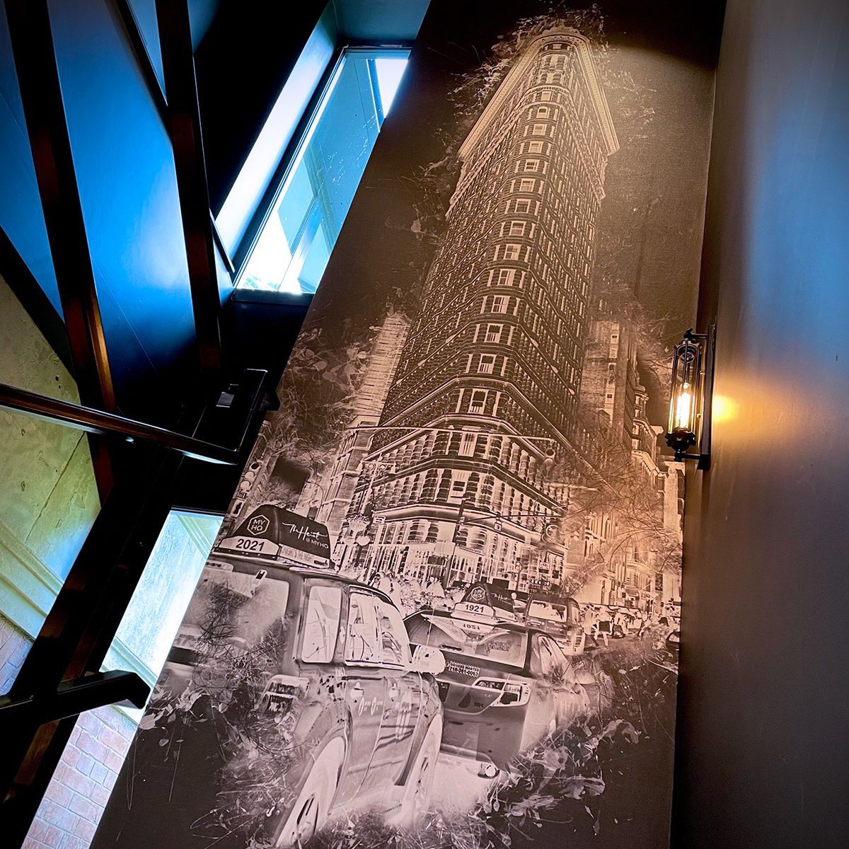 Coworking venue murals